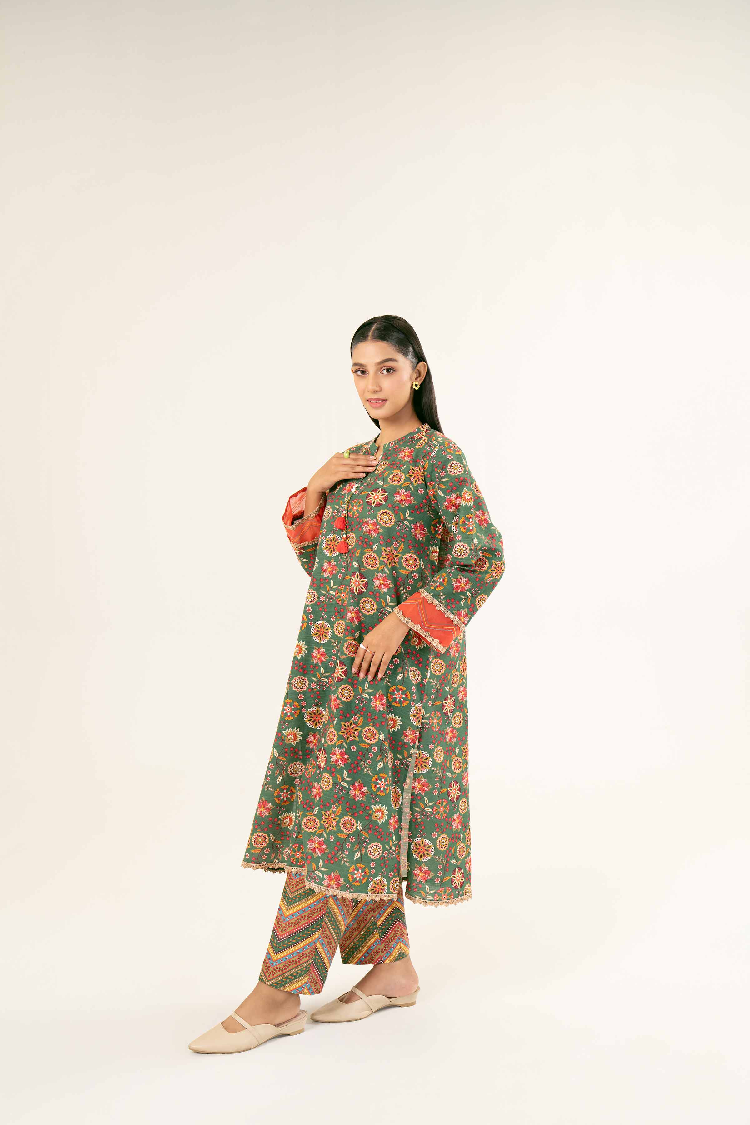2 Piece - Printed Suit - PW24-323