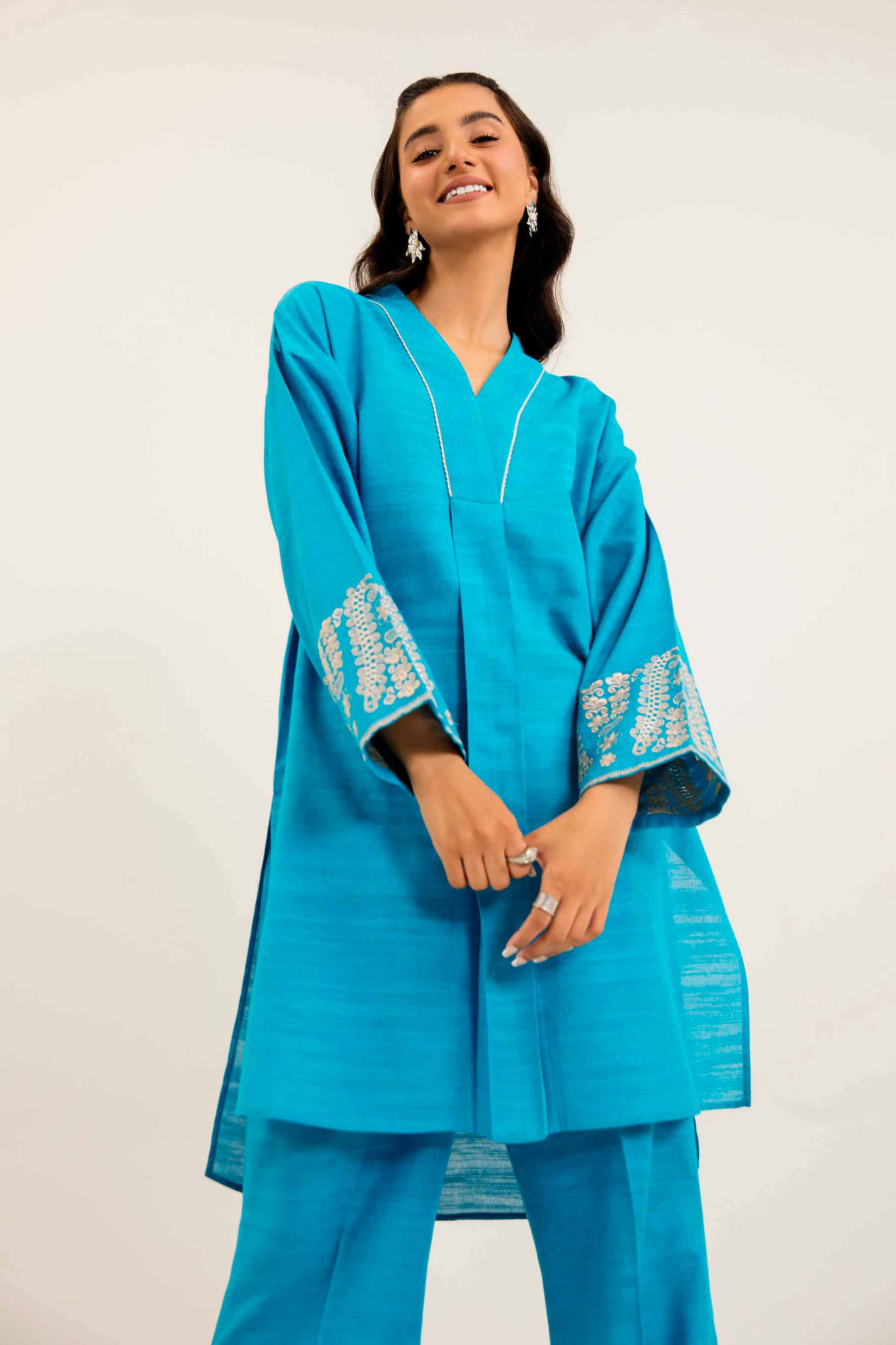 2 Piece - Embroidered Suit - PW24-325
