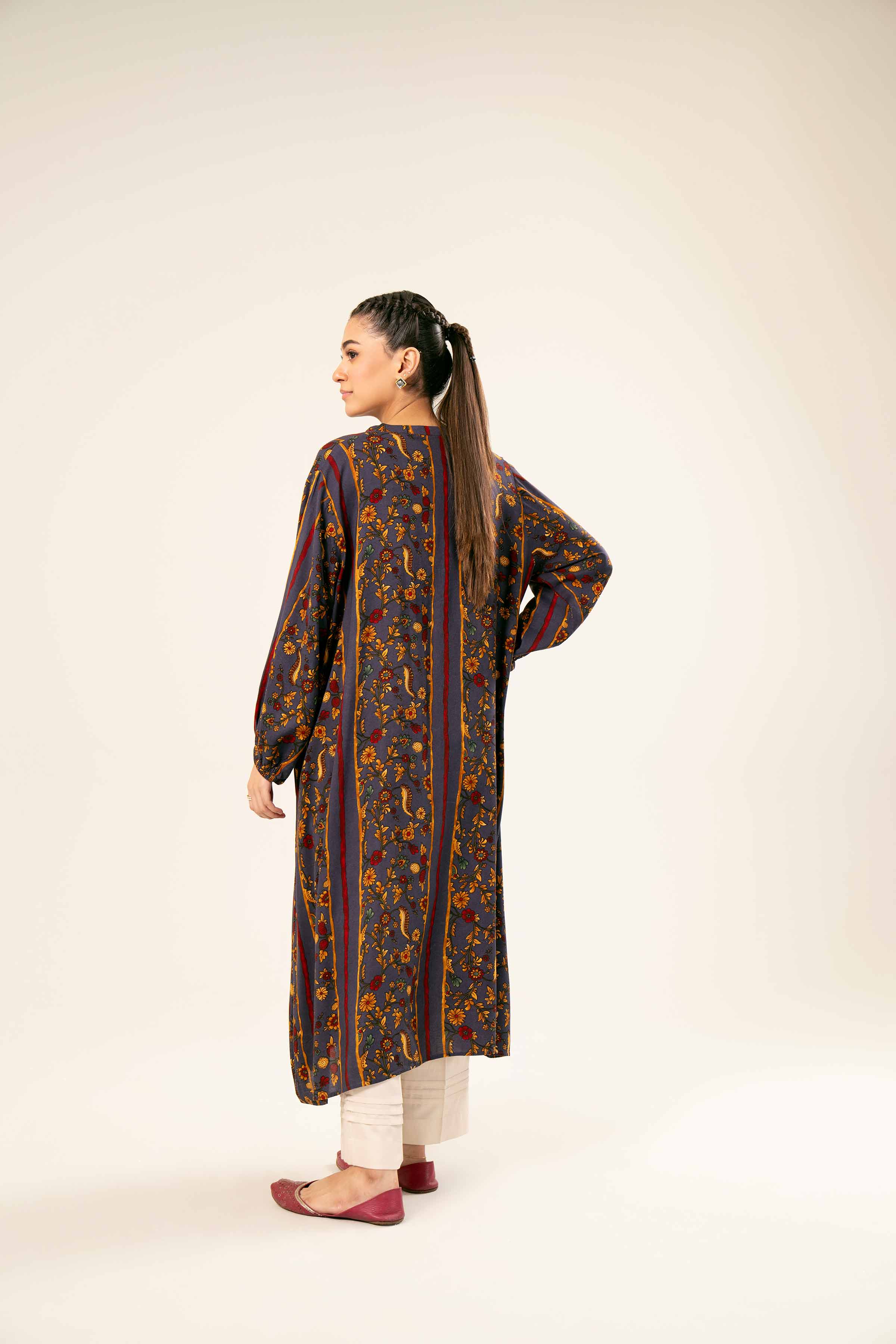 Printed Embroidered Shirt - PW24-333