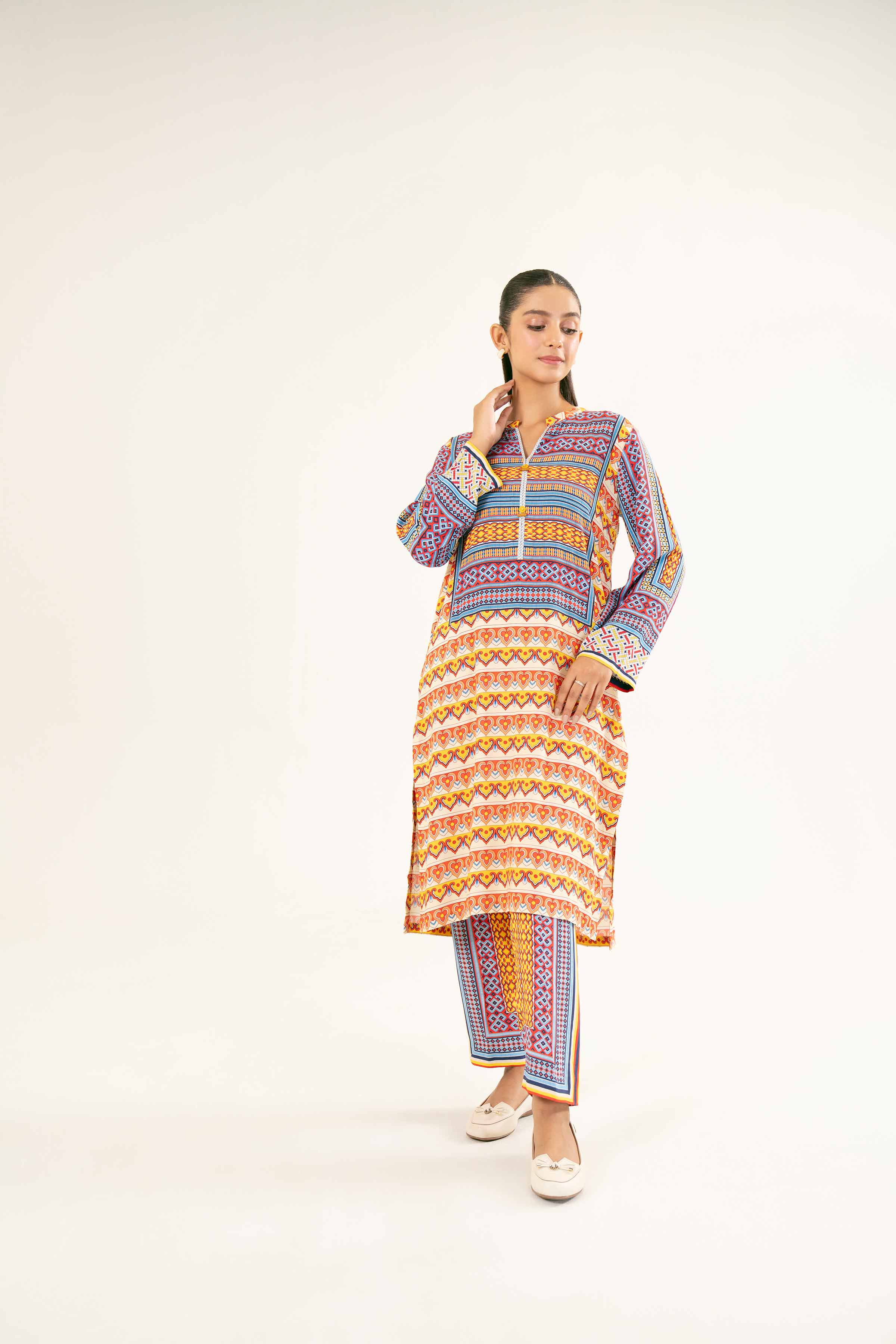 2 Piece - Printed Suit - PW24-352
