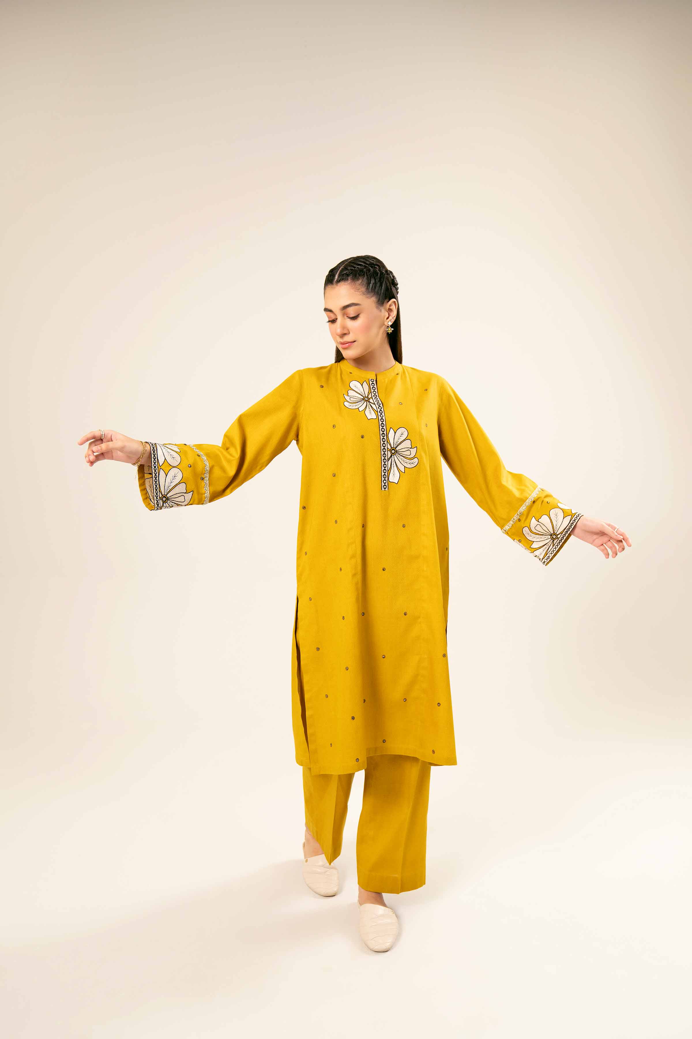 2 Piece - Embroidered Suit - PW24-369