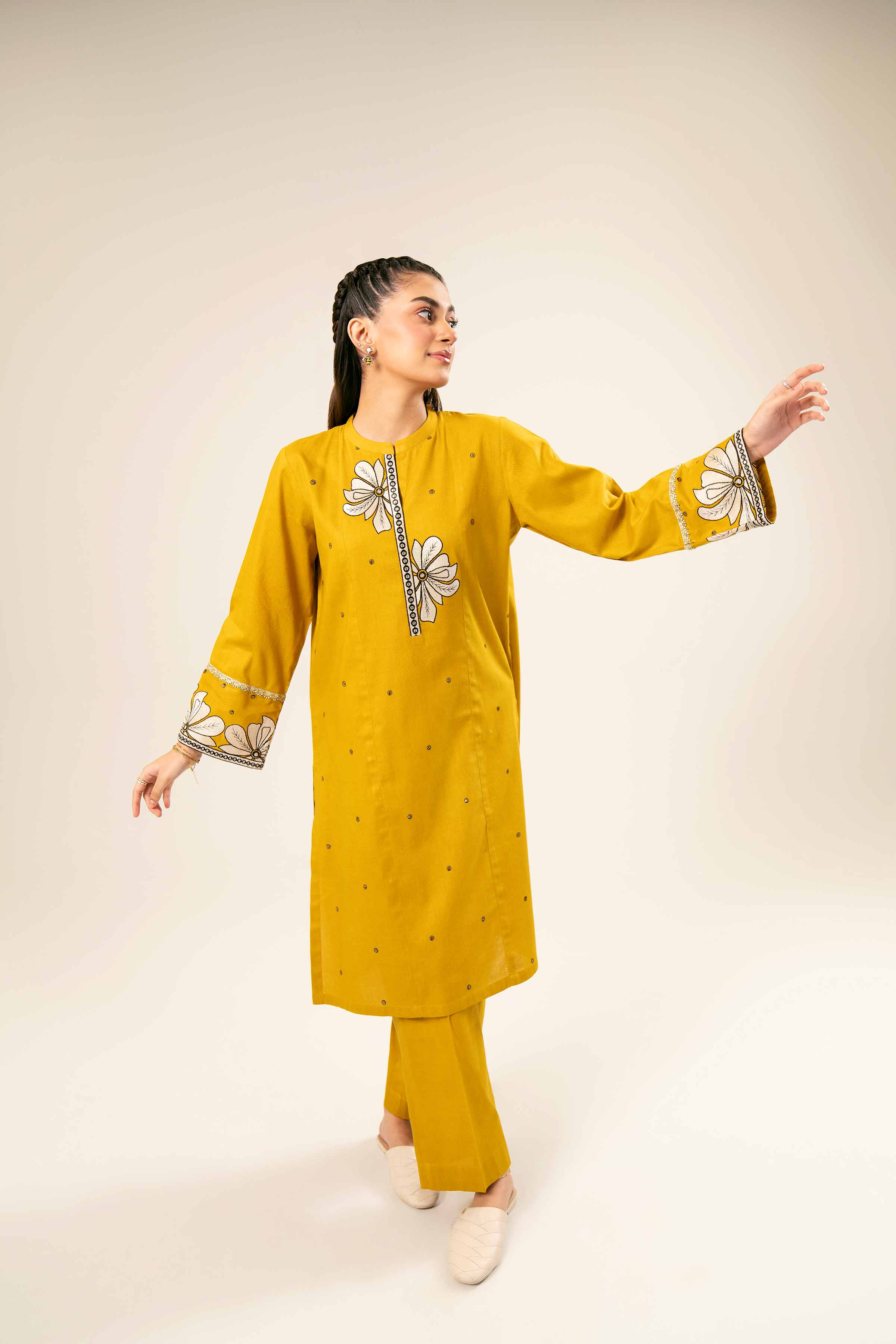 2 Piece - Embroidered Suit - PW24-369
