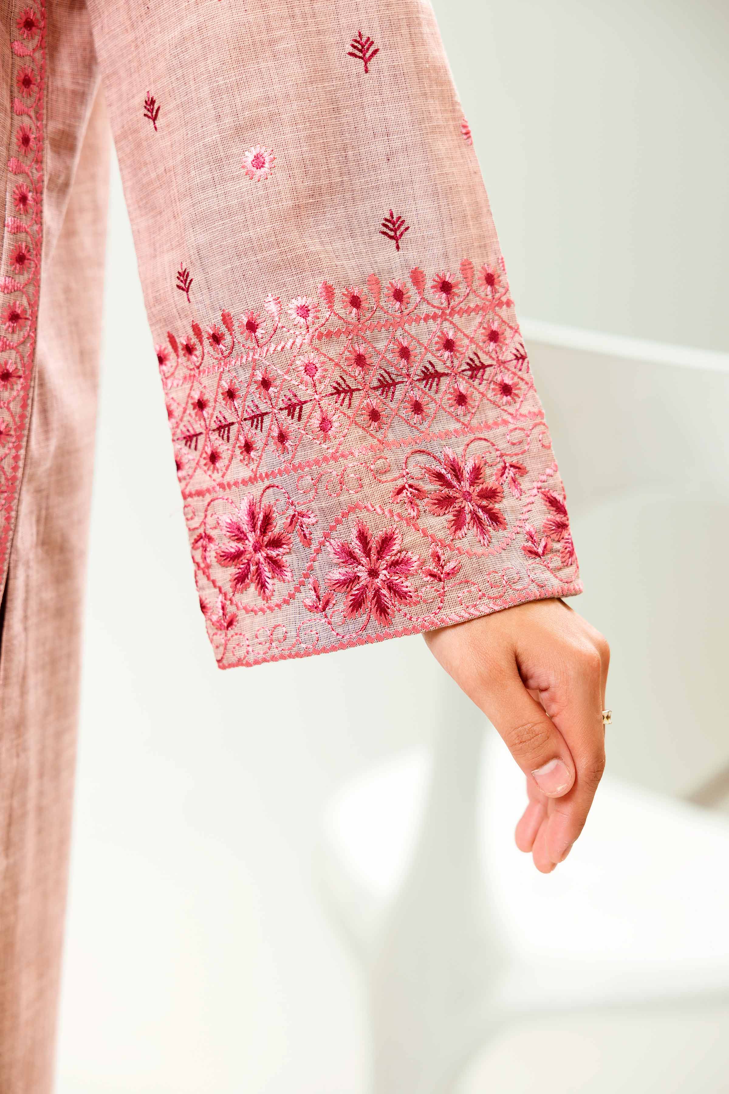 2 Piece - Embroidered Suit - PW24-37