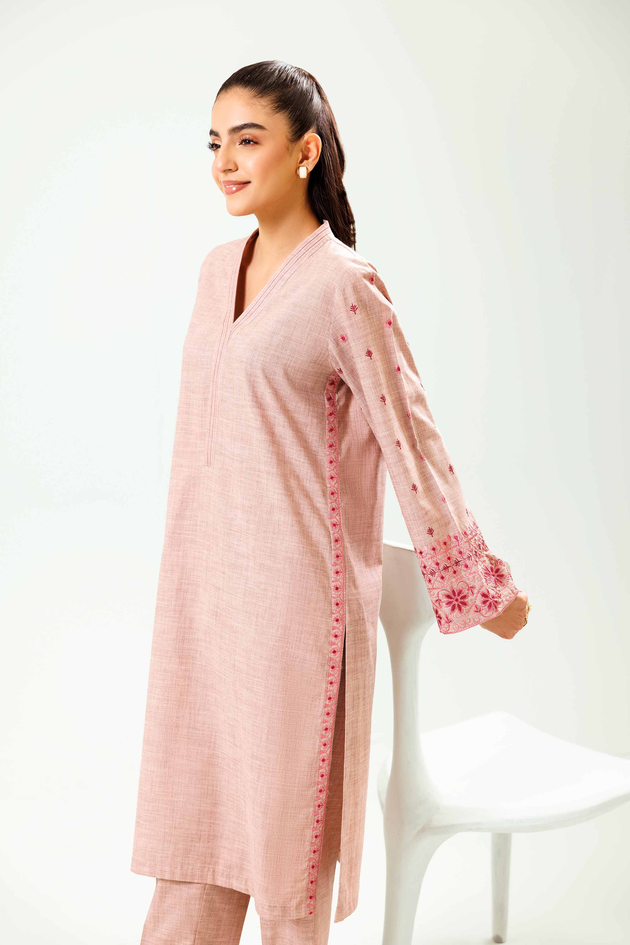 2 Piece - Embroidered Suit - PW24-37