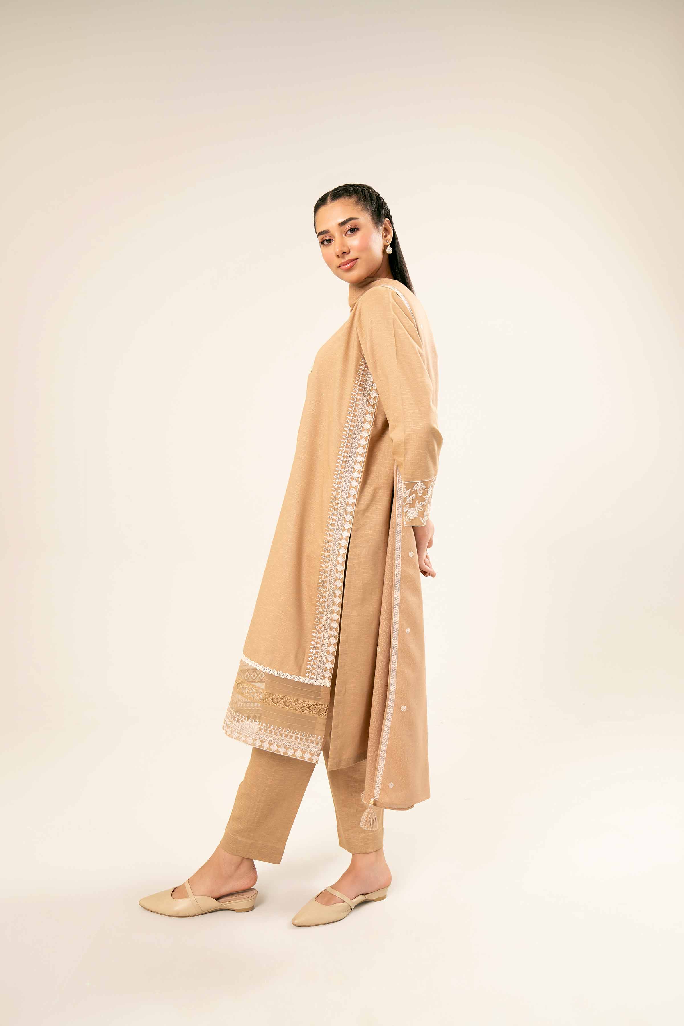 3 piece - Embroidered Suit - PW24-395