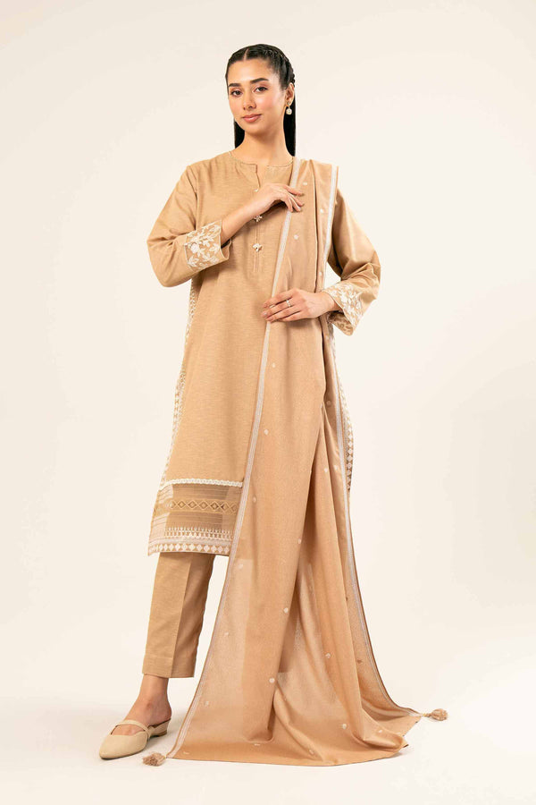 3 piece - Embroidered Suit - PW24-395