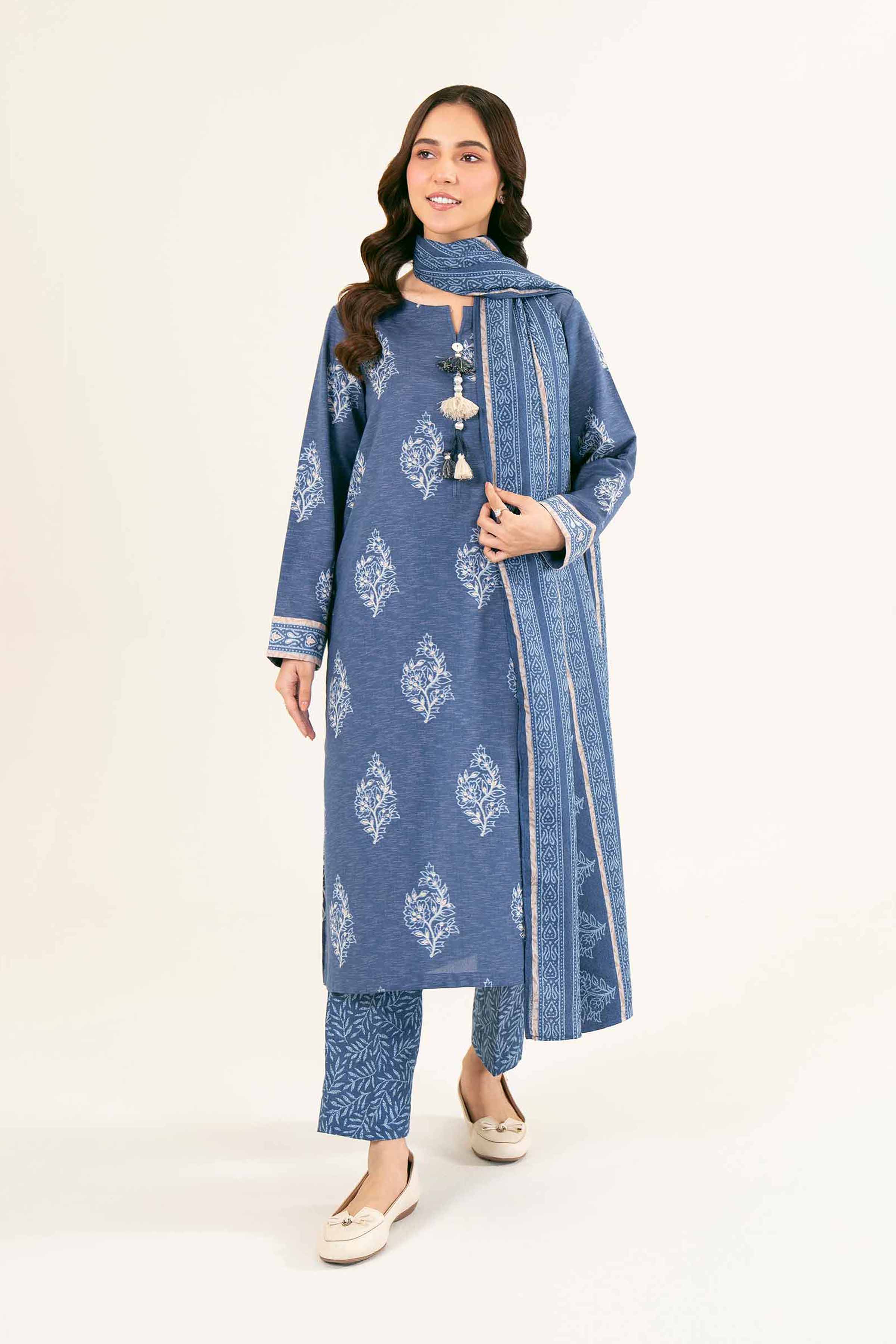 3 piece - Printed Suit - PW24-424