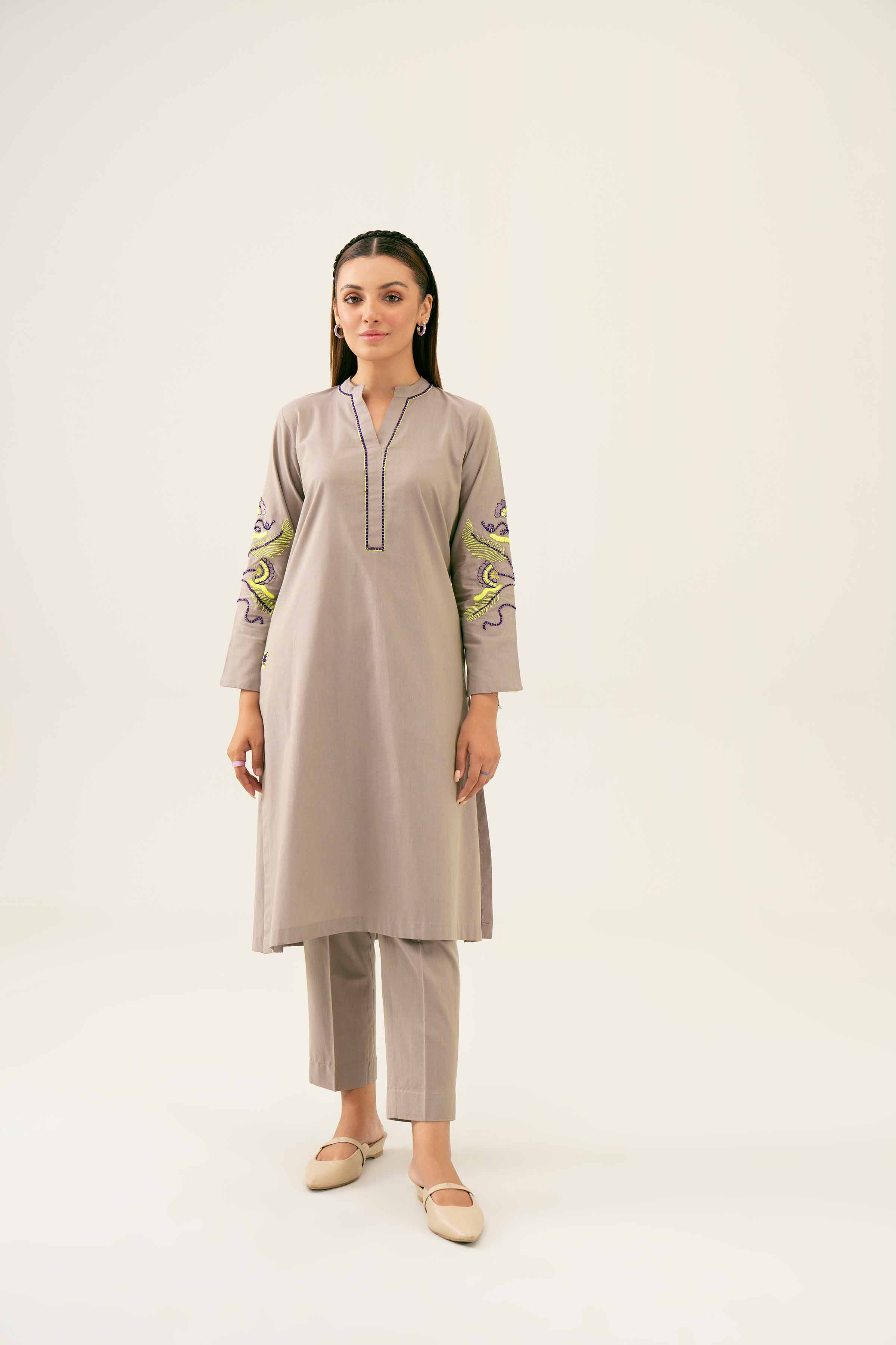 2 Piece - Embroidered Suit - PW24-46