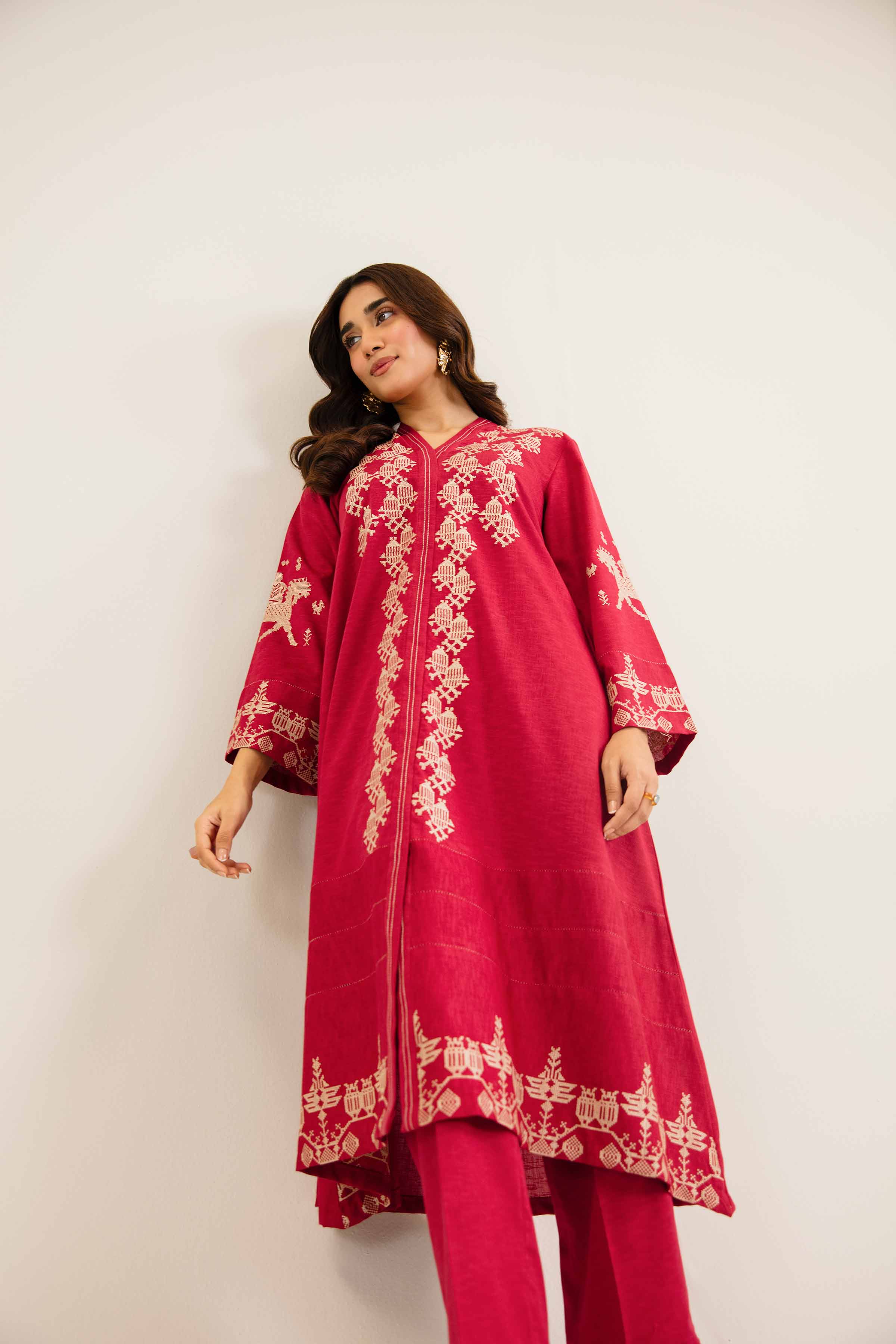 2 Piece - Embroidered Suit - PW24-47