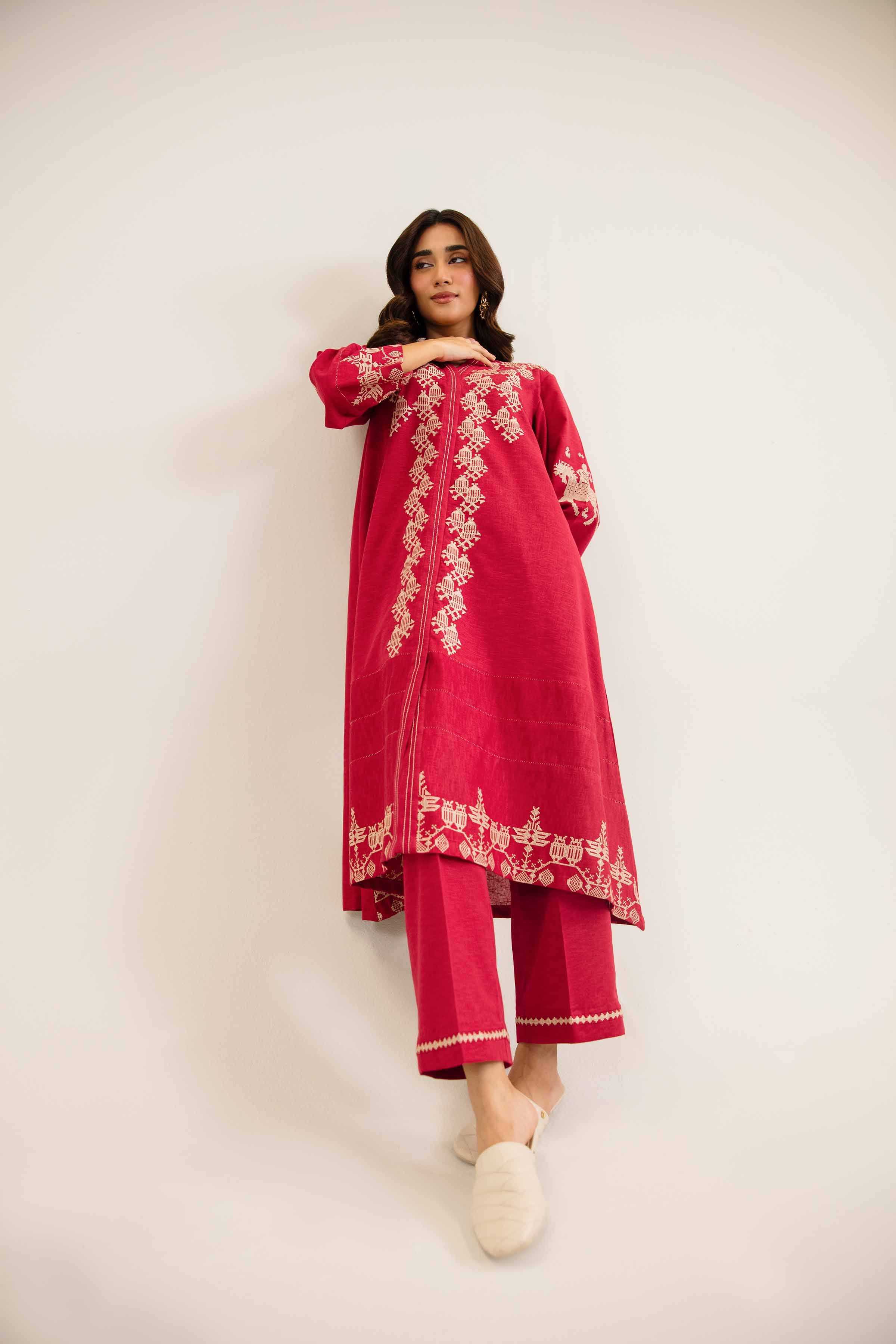 2 Piece - Embroidered Suit - PW24-47