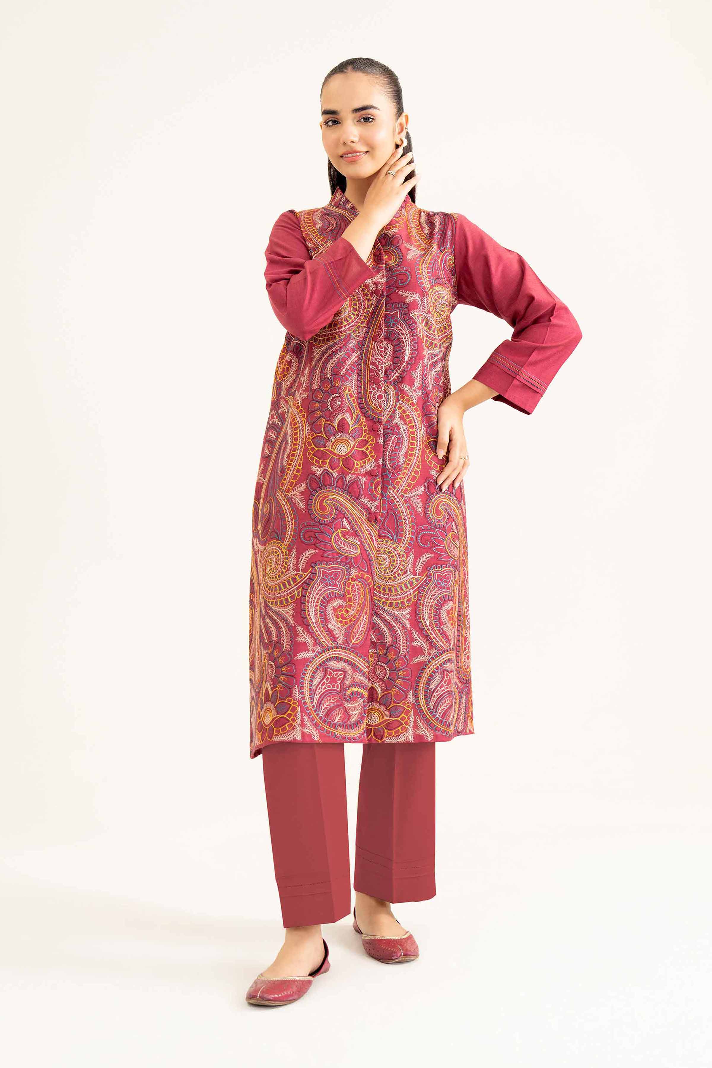 2 Piece - Embroidered Suit - PW24-48