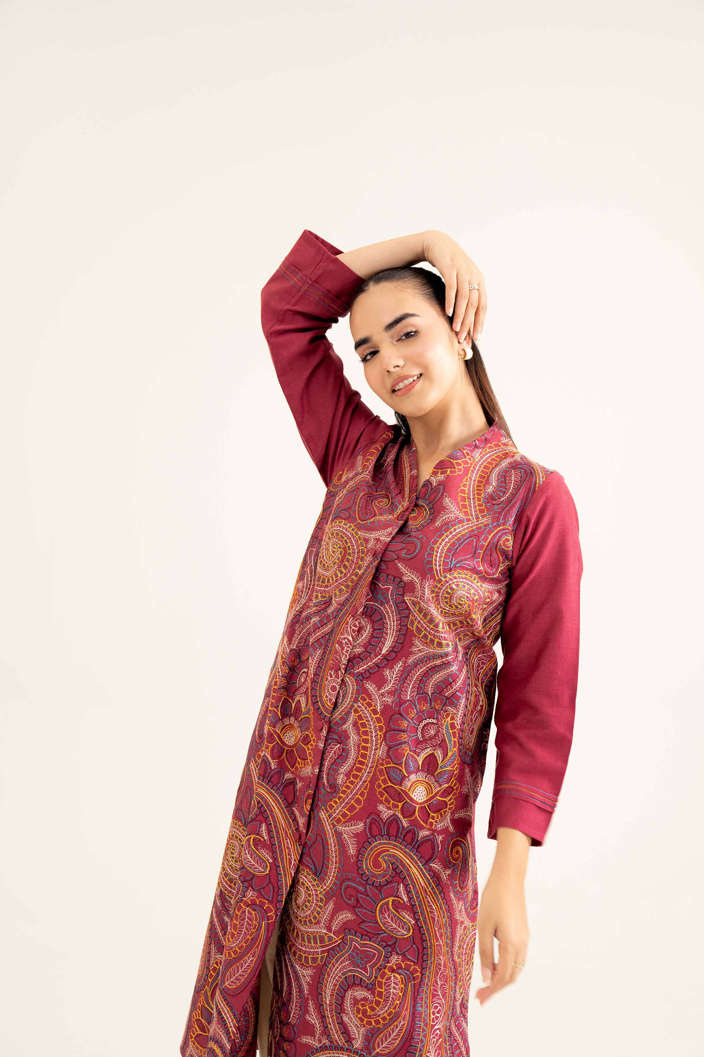 2 Piece - Embroidered Suit - PW24-48