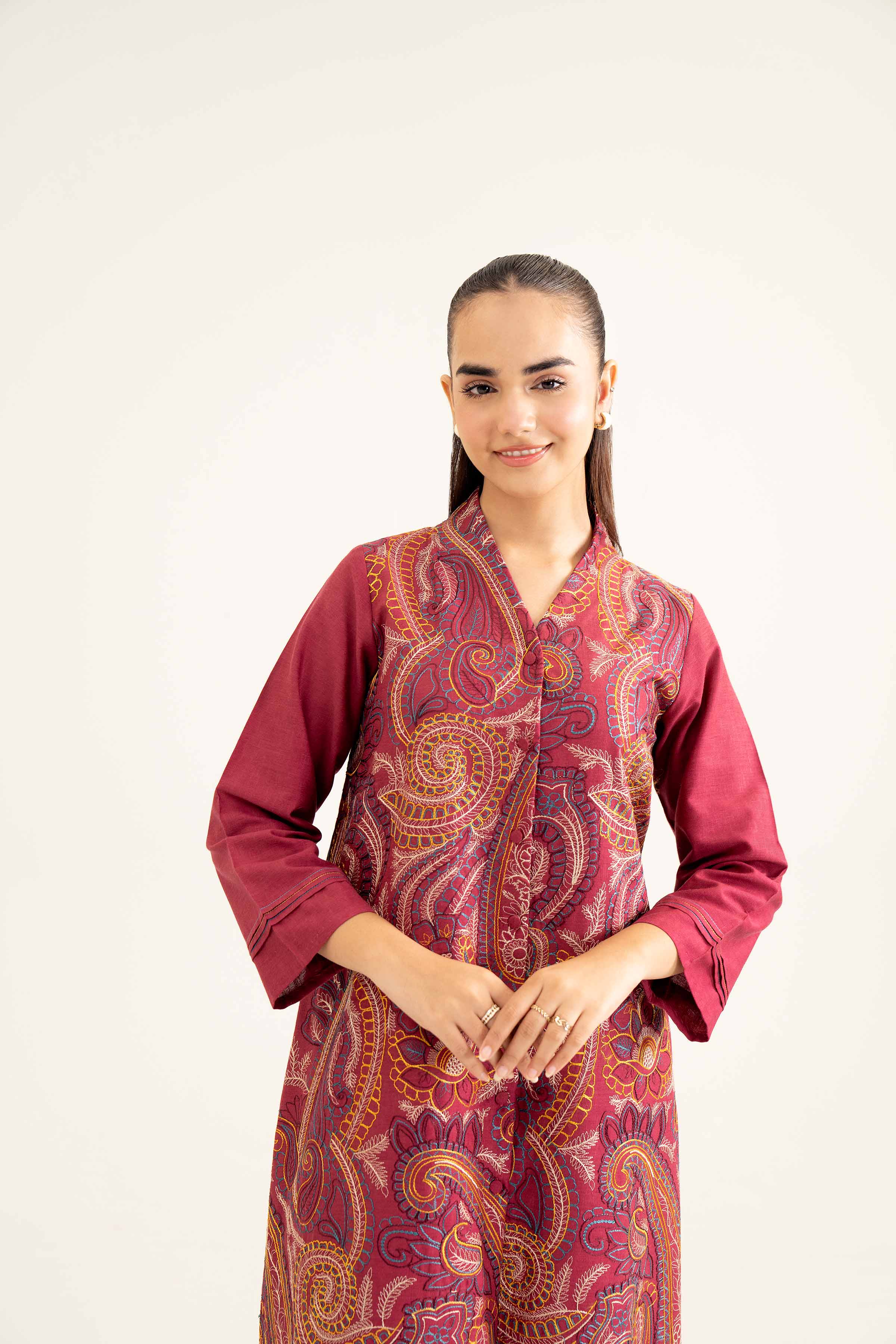 2 Piece - Embroidered Suit - PW24-48
