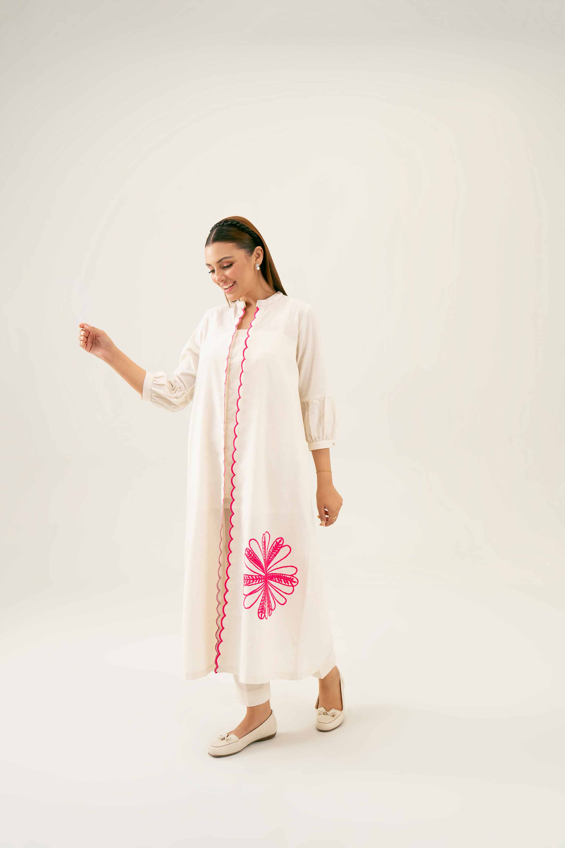 2 Piece - Embroidered Suit - PW24-61
