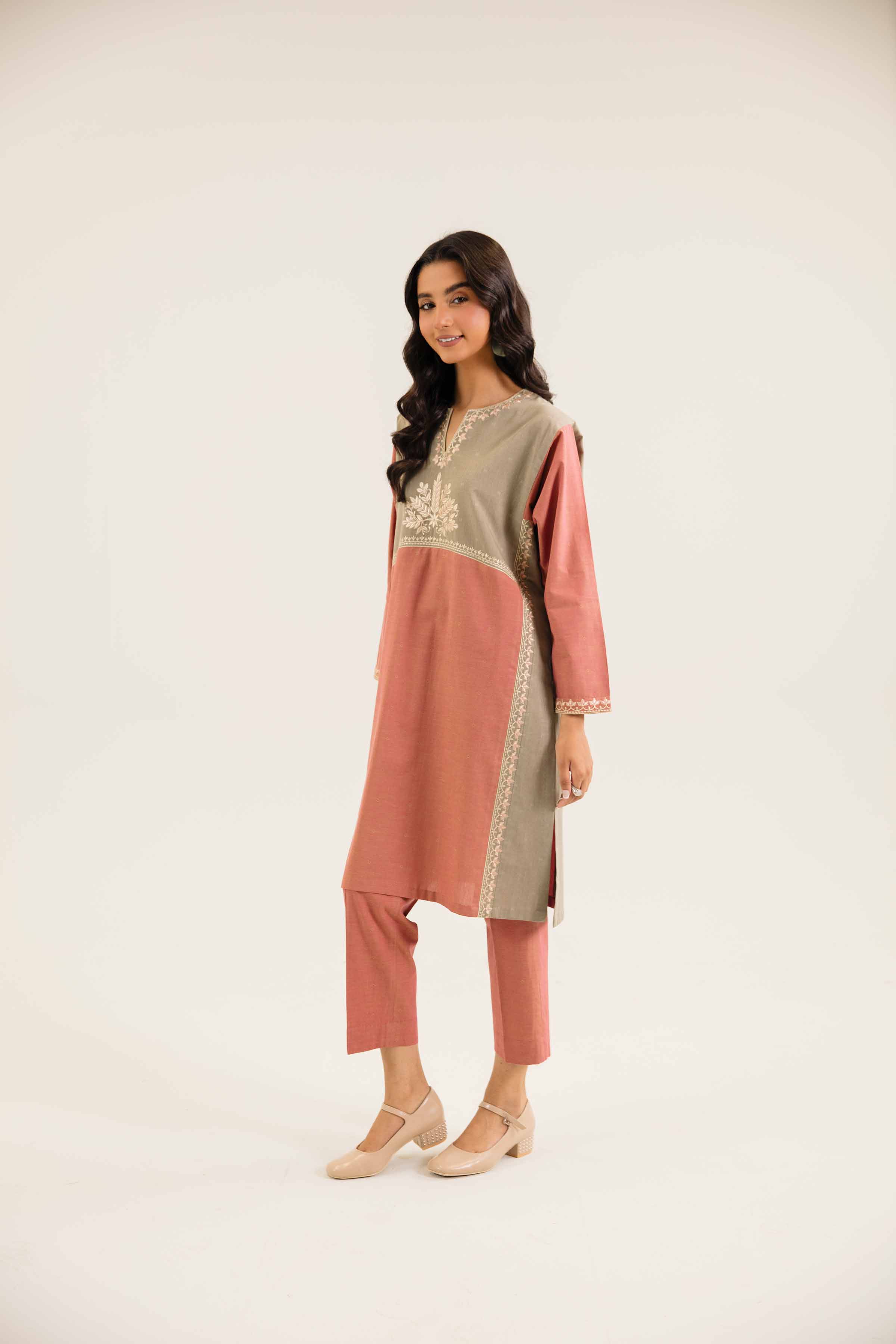 2 Piece - Embroidered Suit - PW24-62