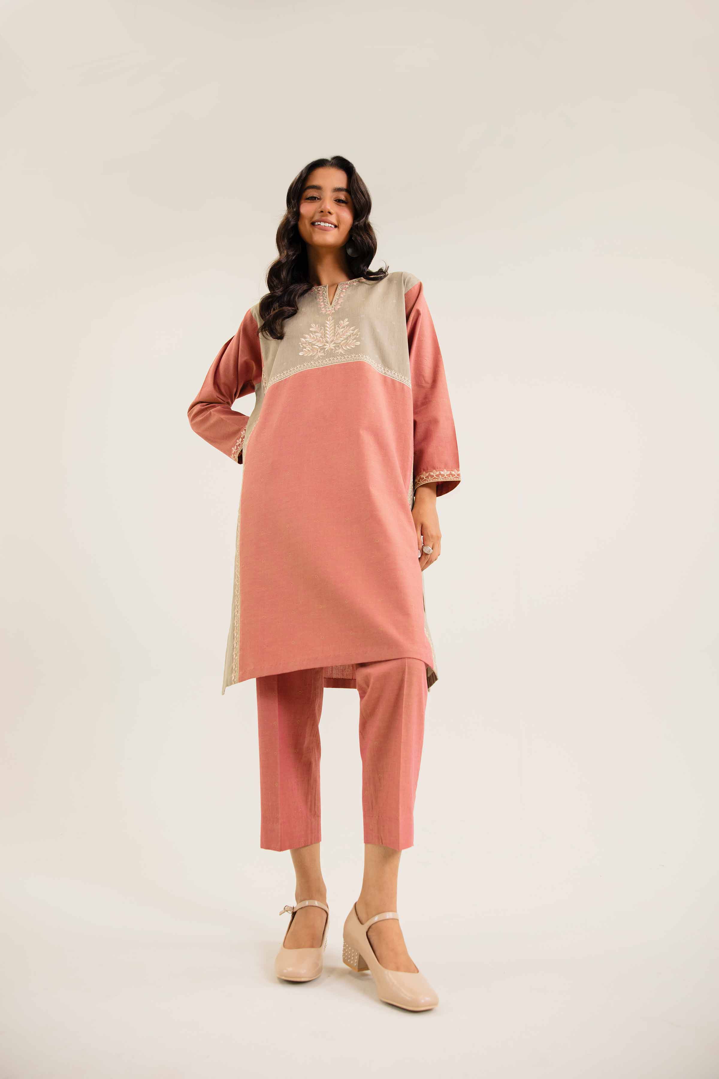 2 Piece - Embroidered Suit - PW24-62