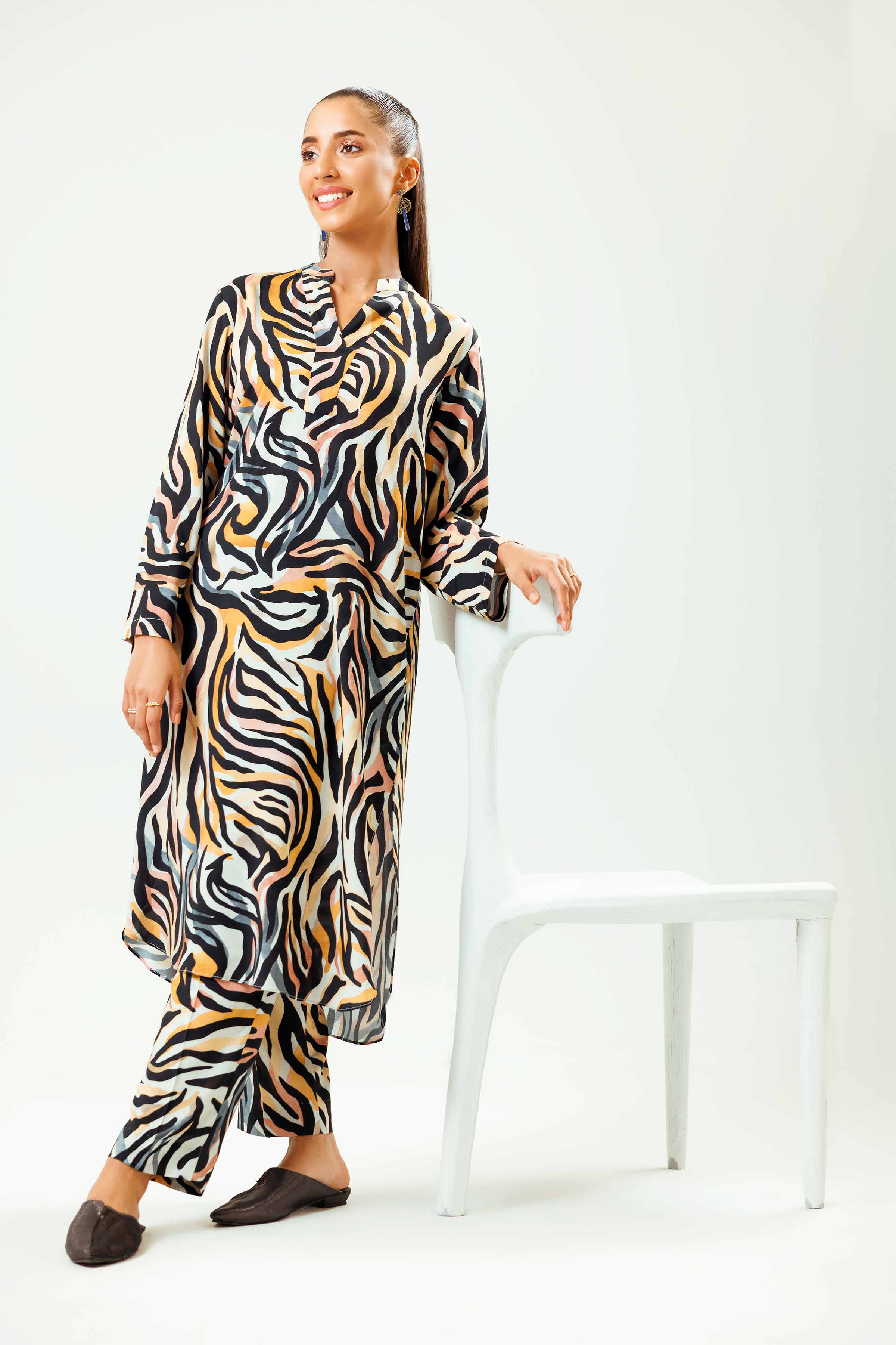 2 Piece - Printed Suit - PW24-93