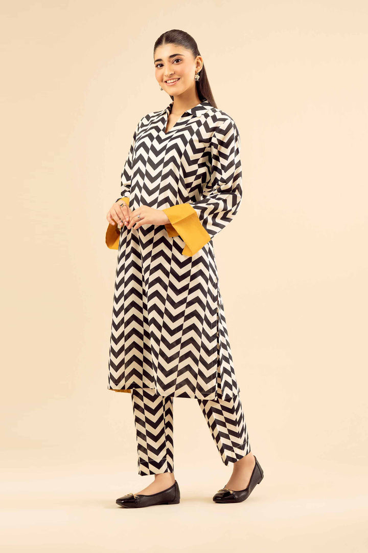 2 Piece - Printed Suit - PW25-04 for Women - Pret Collection | Nishat | Shop Online