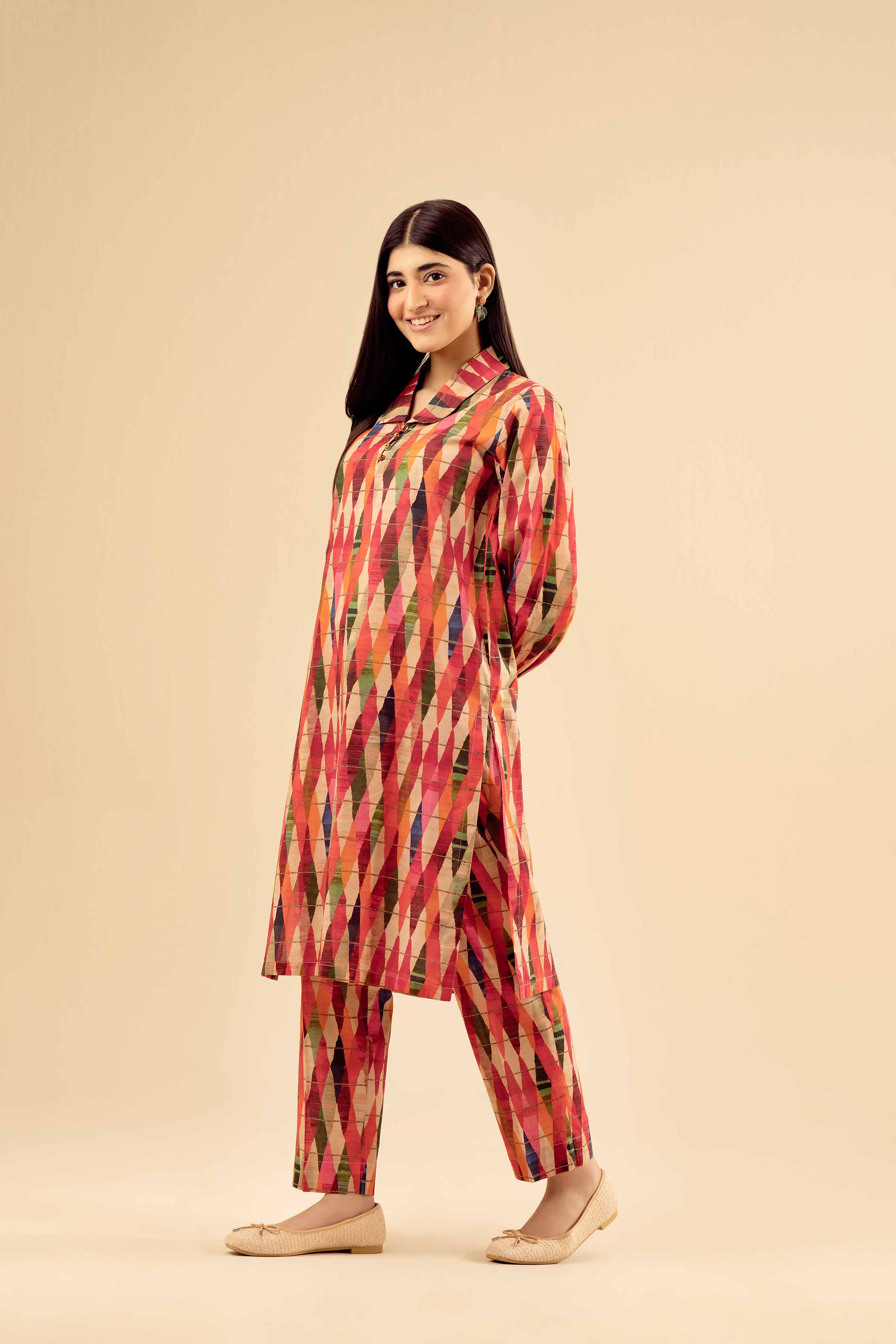 2 Piece - Printed Suit - PW25-06 for Women - Pret Collection | Nishat | Shop Online