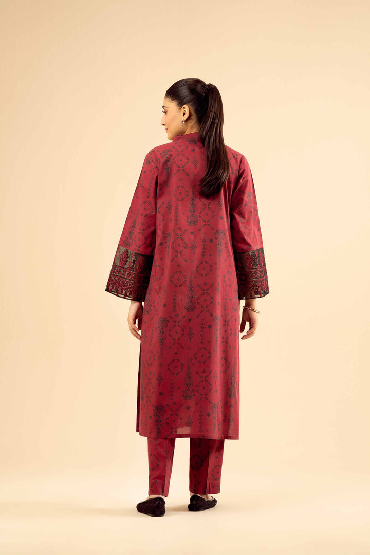 2 Piece - Printed Embroidered Suit - PW25-09 for Women - Pret Collection | Nishat | Shop Online