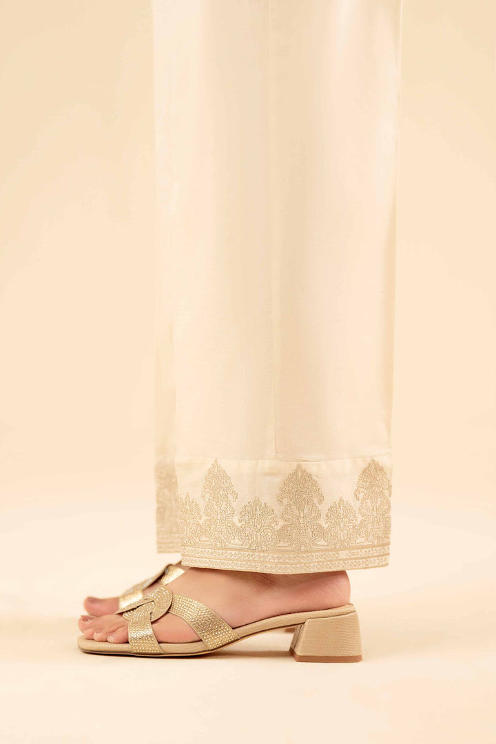 Embroidered Trousers - PW25-106 for Women - Pret Collection | Nishat | Shop Online