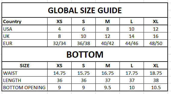 Size Guide