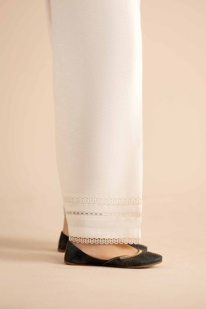 Basic Shalwar - PW25-115 for Women - Pret Collection | Nishat | Shop Online