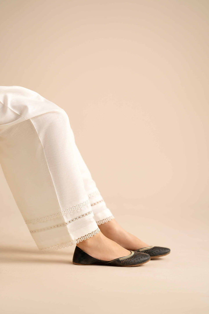 Basic Shalwar - PW25-115 for Women - Pret Collection | Nishat | Shop Online