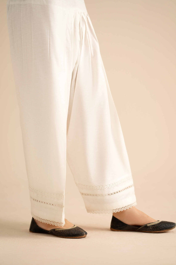 Basic Shalwar - PW25-115 for Women - Pret Collection | Nishat | Shop Online
