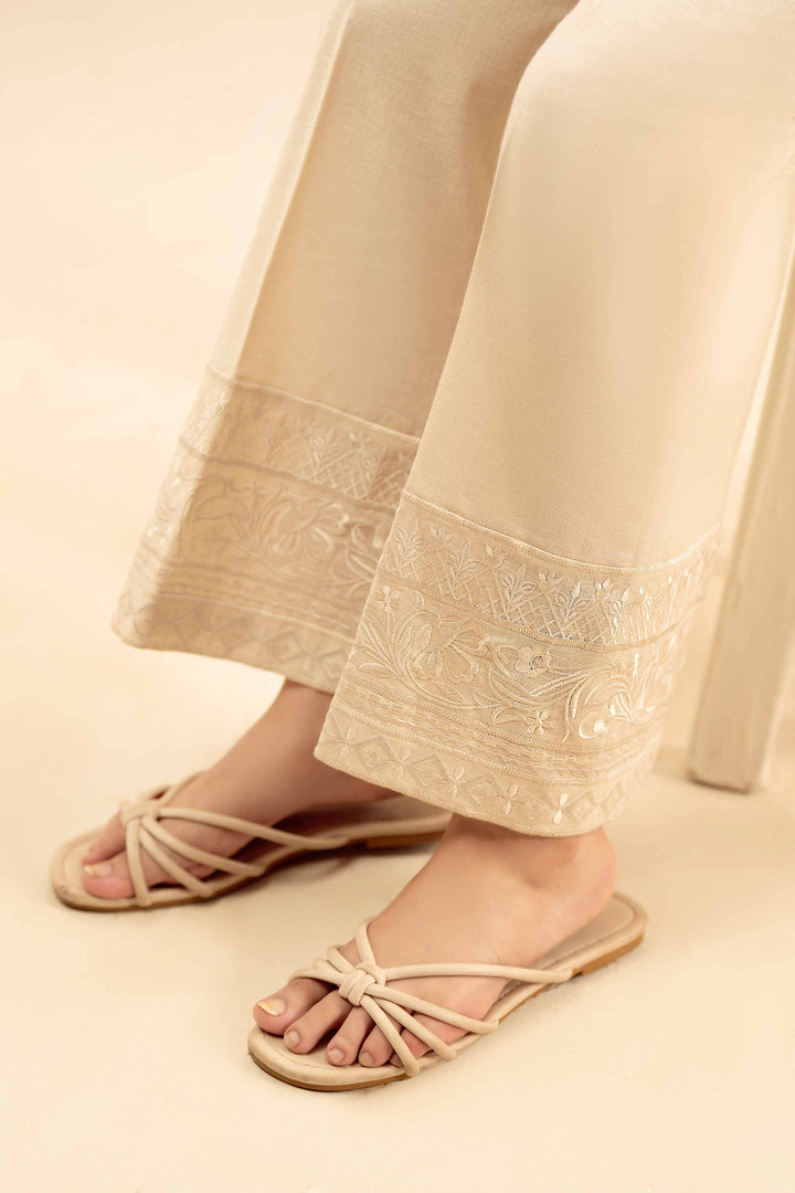 Embroidered Trousers - PW25-133 for Women - Pret Collection | Nishat | Shop Online