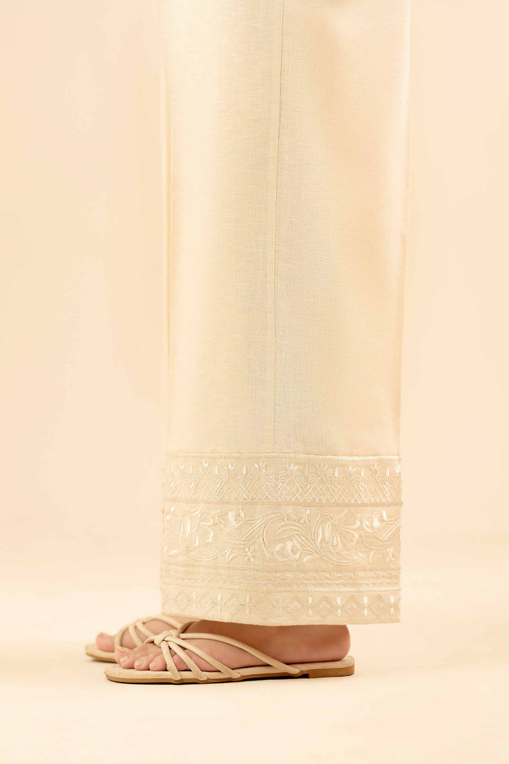 Embroidered Trousers - PW25-133 for Women - Pret Collection | Nishat | Shop Online