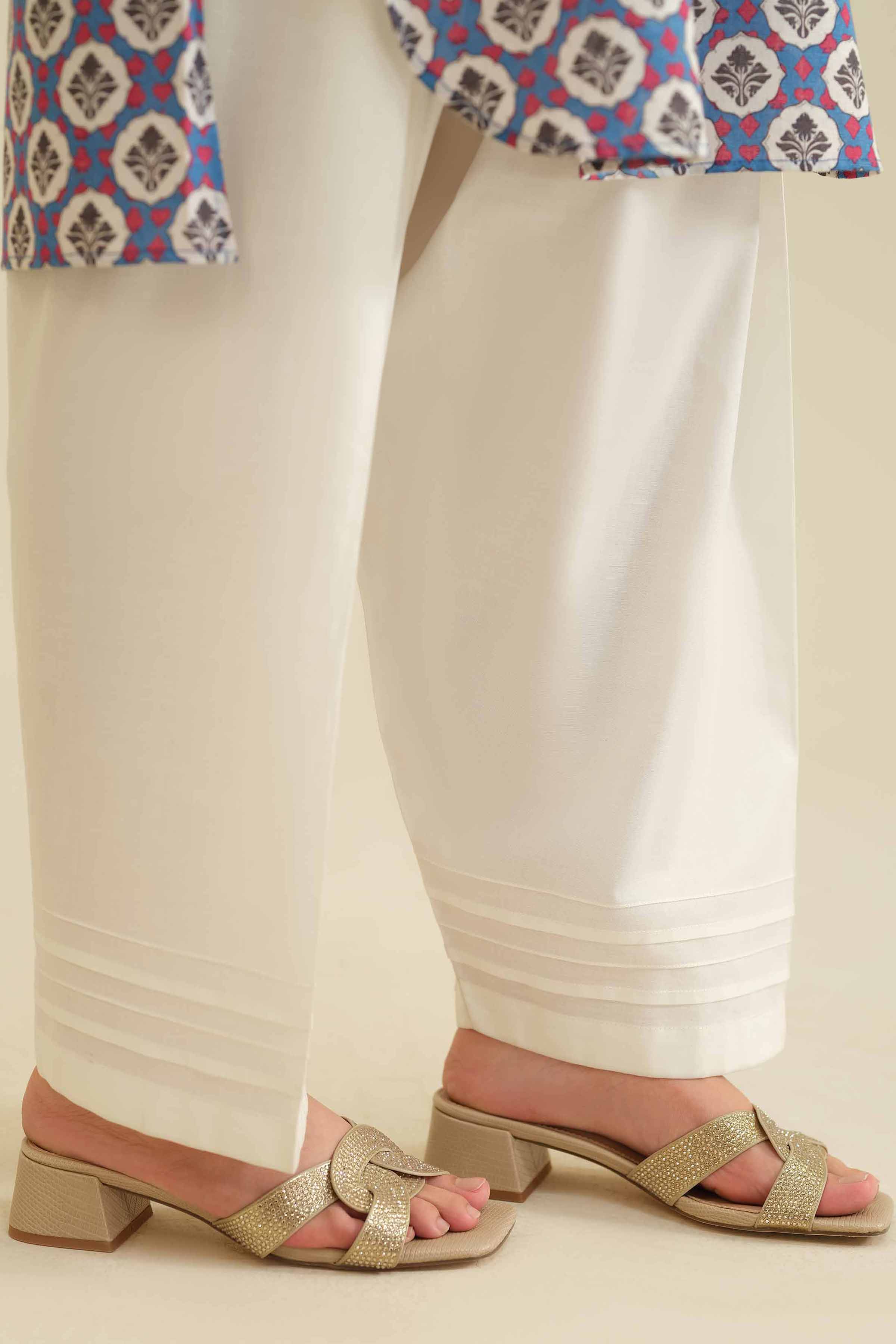 Basic Shalwar - PW25-136 for Women - Pret Collection | Nishat | Shop Online