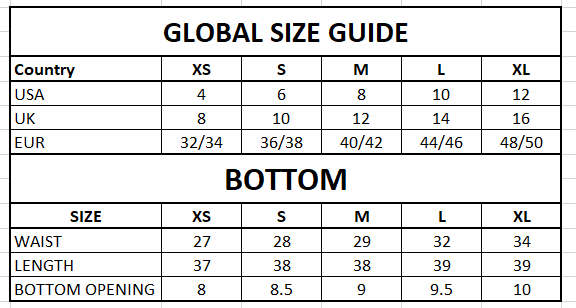 Size Guide