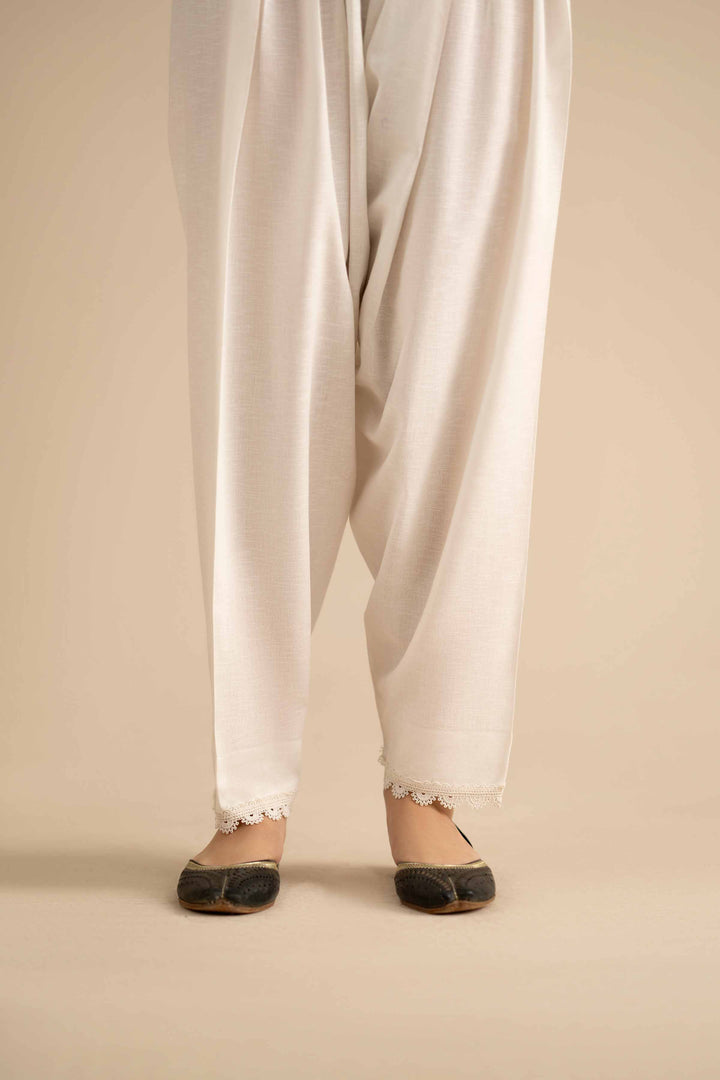 Basic Shalwar - PW25-150 for Women - Pret Collection | Nishat | Shop Online