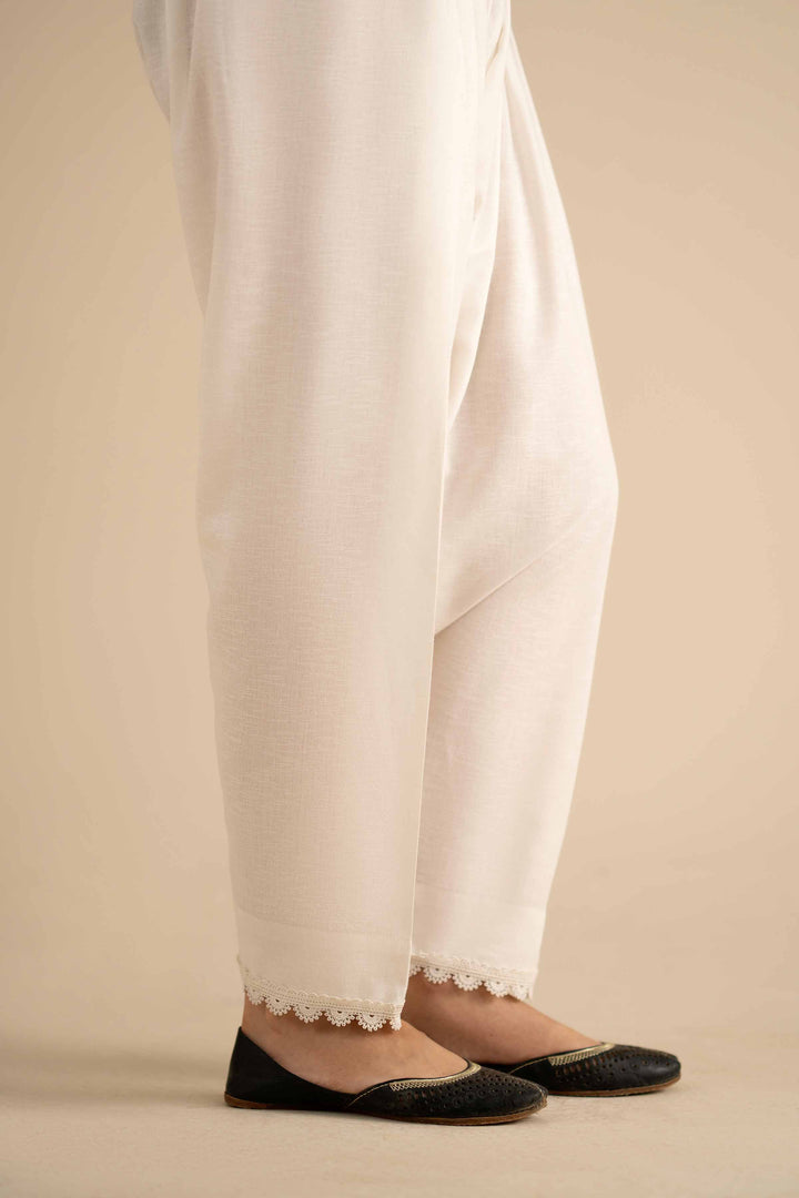 Basic Shalwar - PW25-150 for Women - Pret Collection | Nishat | Shop Online