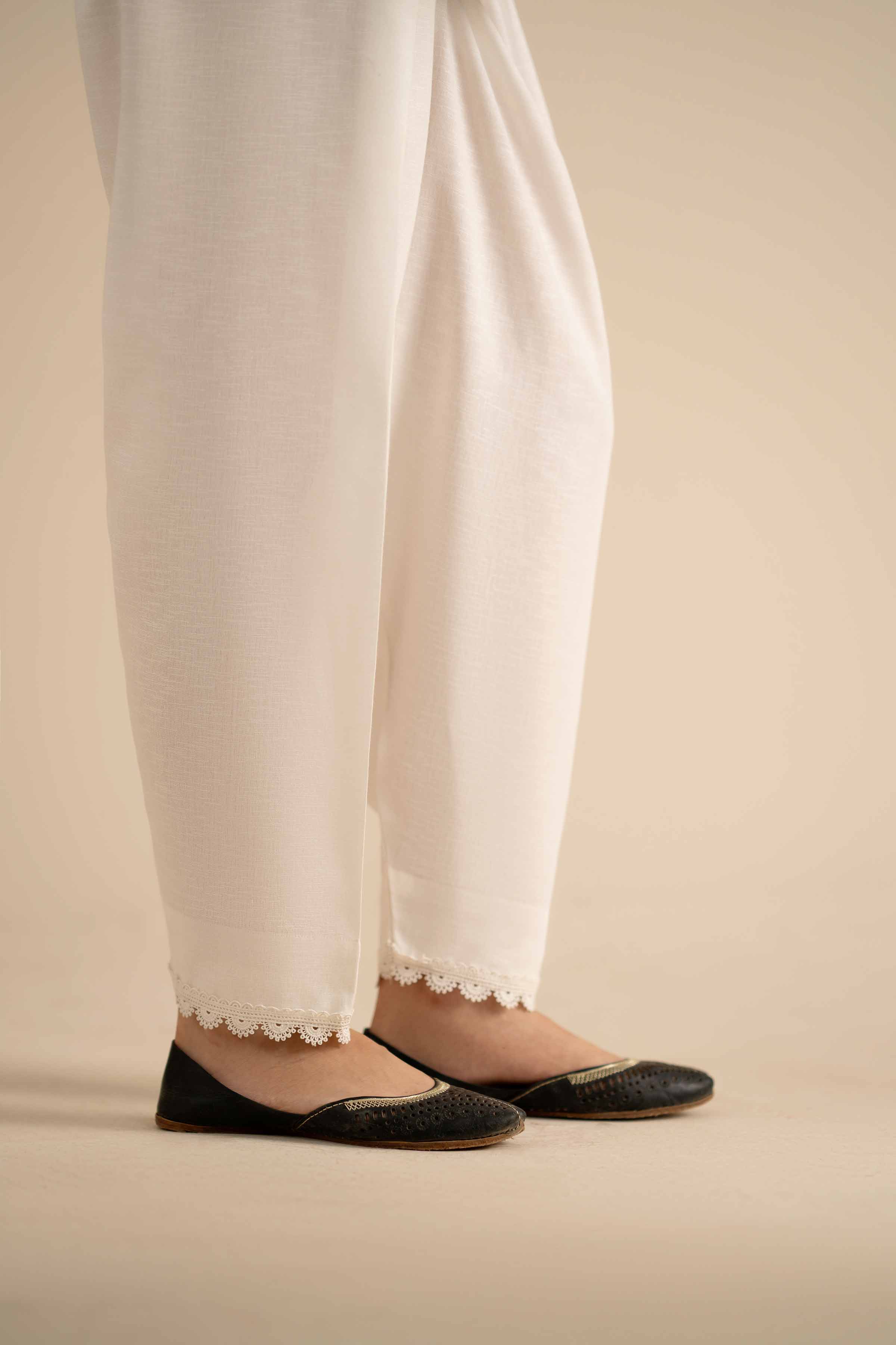 Basic Shalwar - PW25-150 for Women - Pret Collection | Nishat | Shop Online