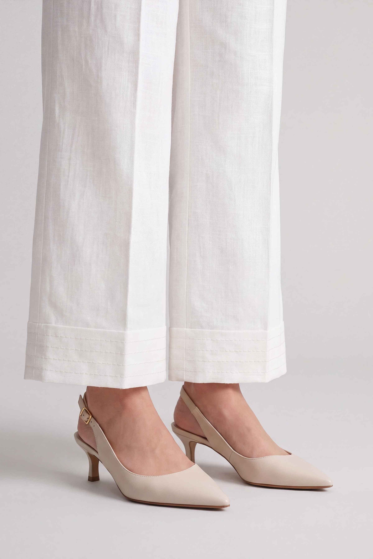 Solid Trousers - PW25-158  for Women - Pret Collection | Nishat | Shop Online