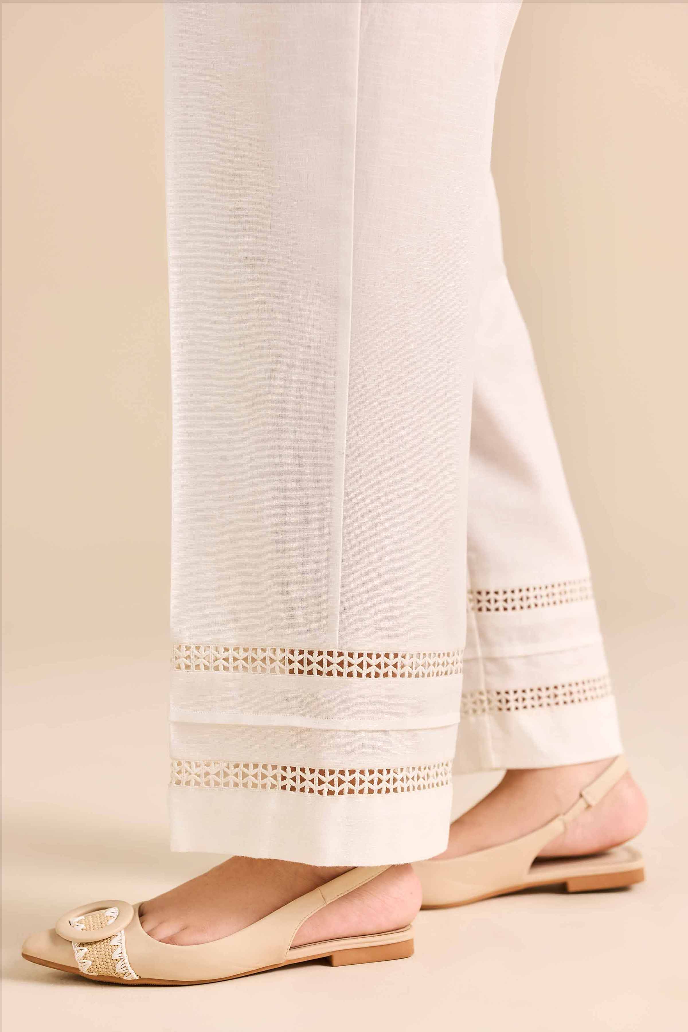 Basic Trousers - PW25-165 for Women - Pret Collection | Nishat | Shop Online