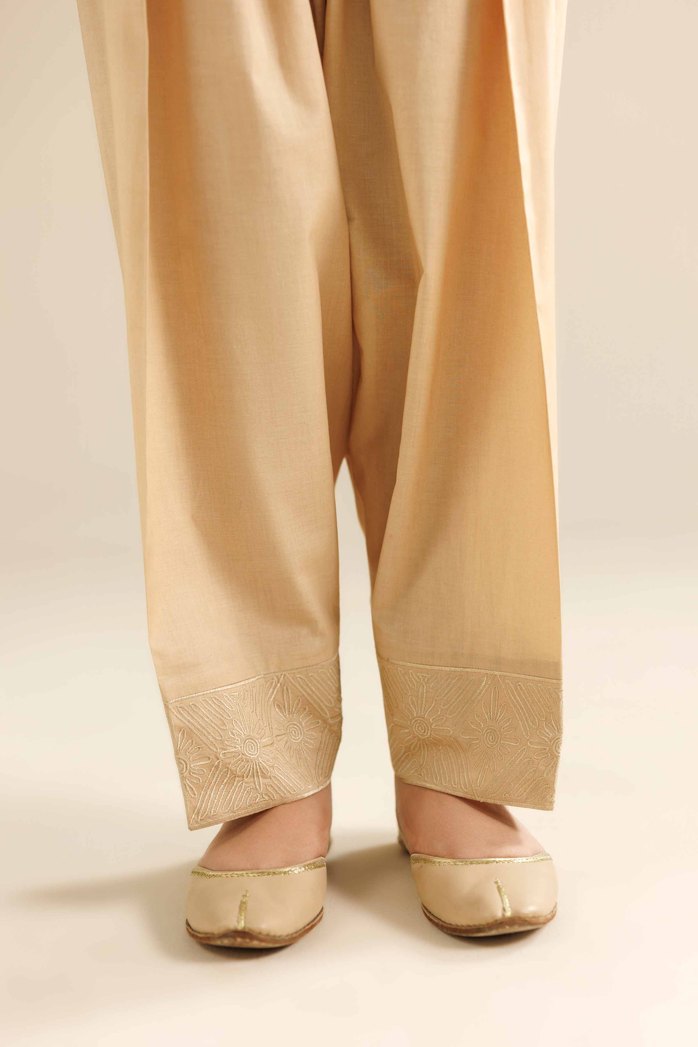 Embroidered Shalwar - PW25-172 for Women - Pret Collection | Nishat | Shop Online