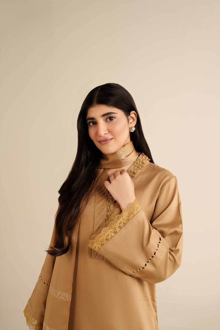 3 Piece - Basic Suit - PW25-195 for Women - Pret Collection | Nishat | Shop Online