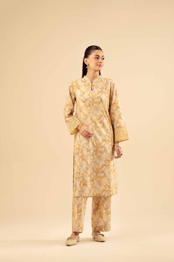 2 Piece - Printed Embroidered Suit - PW25-199 for Women - Pret Collection | Nishat | Shop Online