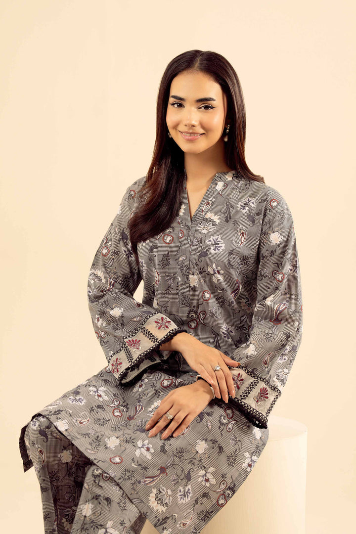2 Piece - Printed Embroidered Suit - PW25-201 for Women - Pret Collection | Nishat | Shop Online