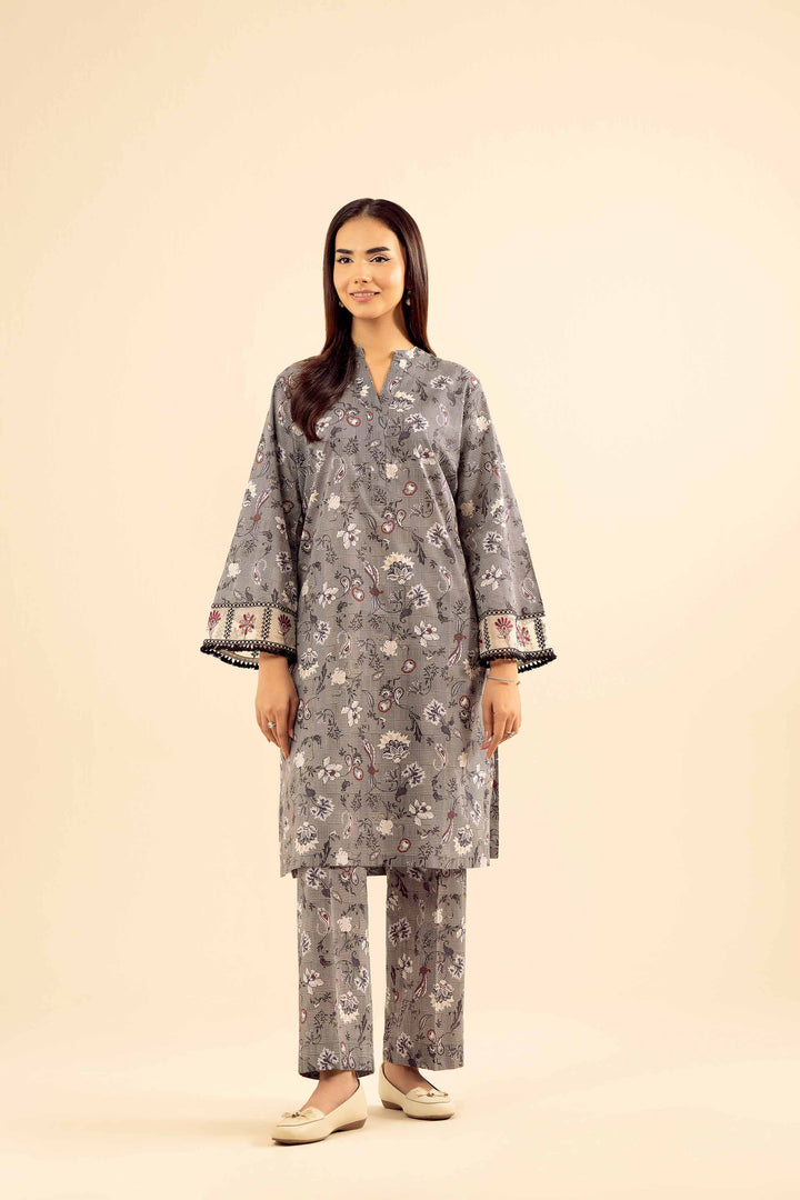 2 Piece - Printed Embroidered Suit - PW25-201 for Women - Pret Collection | Nishat | Shop Online