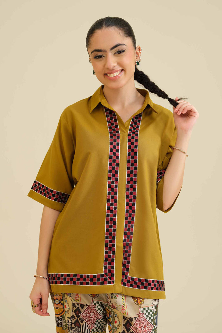 2 Piece - Embroidered Suit - PW25-208 for Women - Pret Collection | Nishat | Shop Online