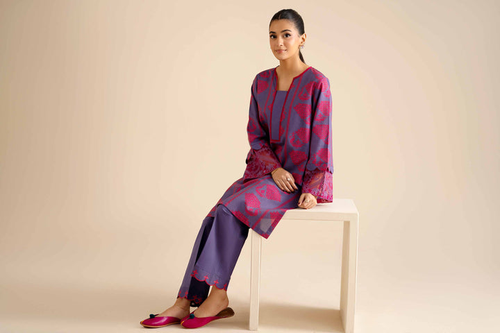 2 Piece - Embroidered Suit - PW25-210 for Women - Pret Collection | Nishat | Shop Online