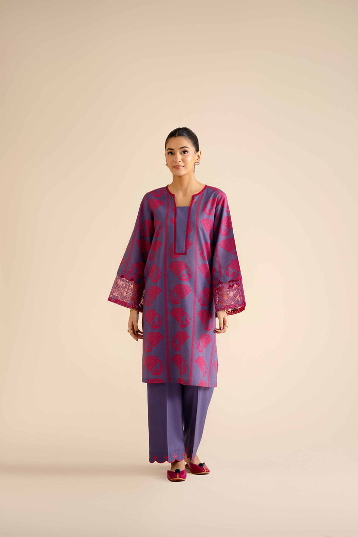 2 Piece - Embroidered Suit - PW25-210 for Women - Pret Collection | Nishat | Shop Online