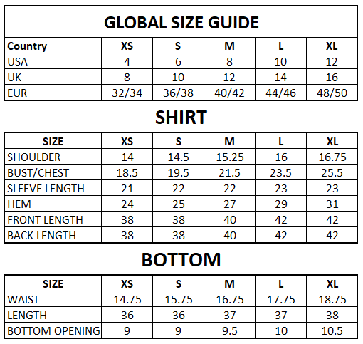 Size Guide