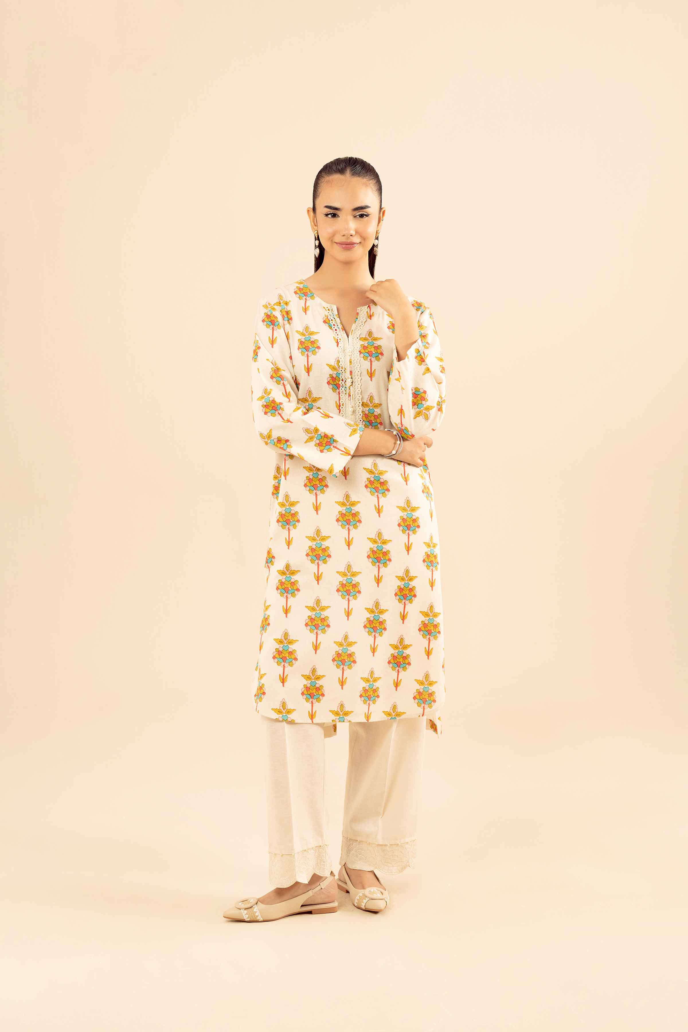 2 Piece - Embroidered Suit - PW25-216 for Women - Pret Collection | Nishat | Shop Online
