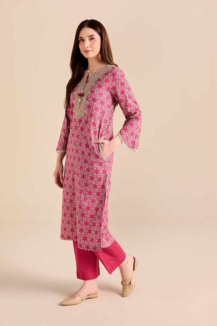 2 Piece - Printed Embroidered Suit - PW25-217 for Women - Pret Collection | Nishat | Shop Online