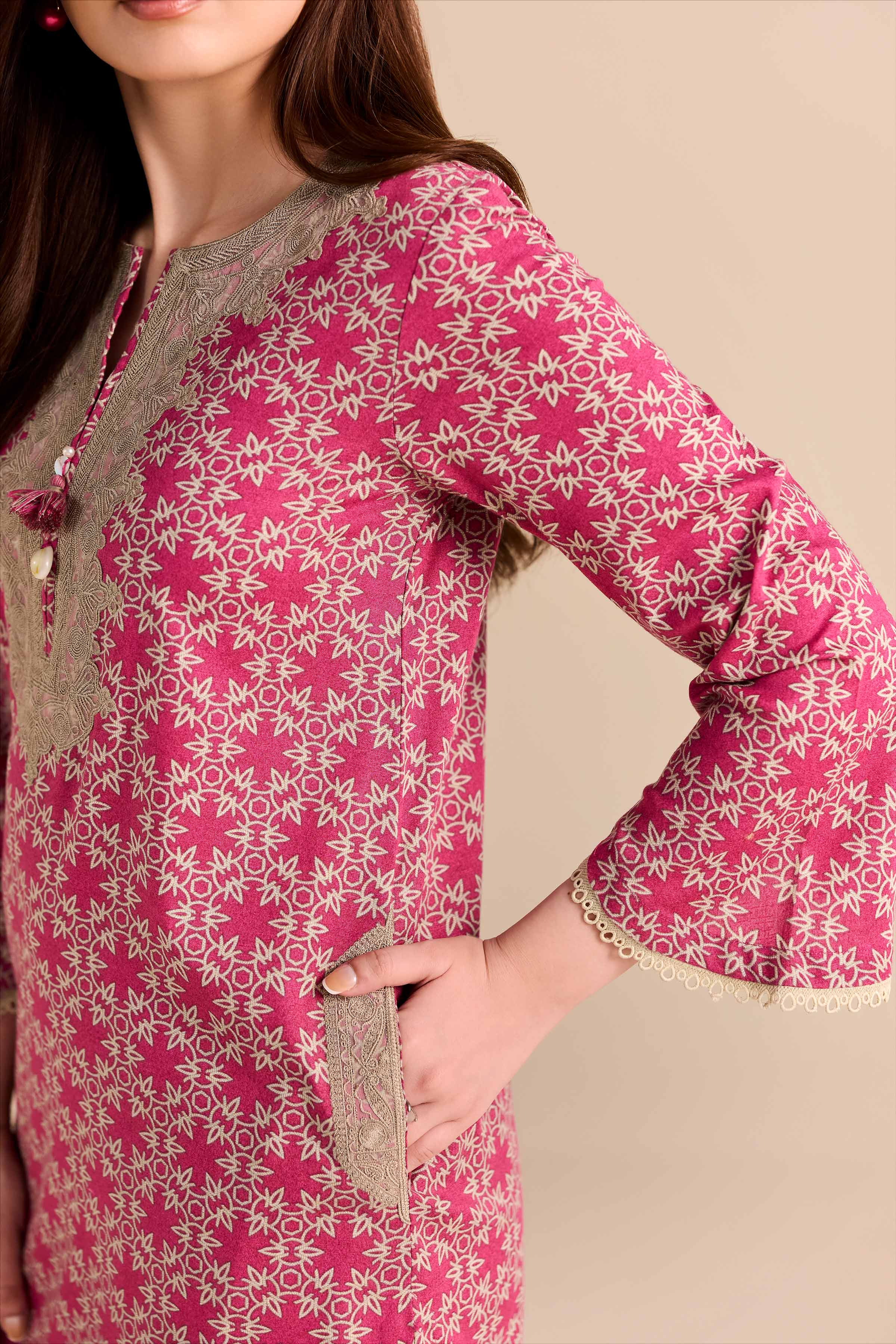 2 Piece - Printed Embroidered Suit - PW25-217 for Women - Pret Collection | Nishat | Shop Online